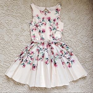 Pink Floral Dress